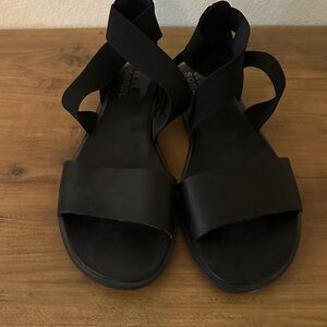 Sorel Black Women's Sandals